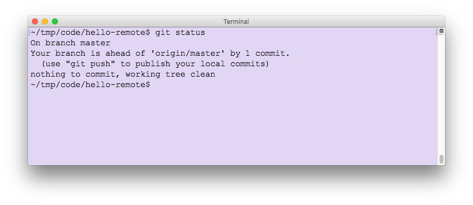 Git status