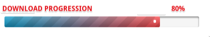 downloading progression using a progress element