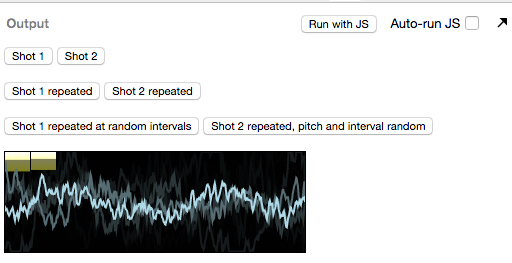 Sound samples and 2D visualization