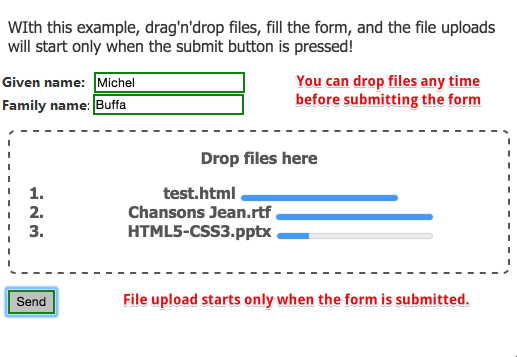 Example 4: uses drag'n'drop of files