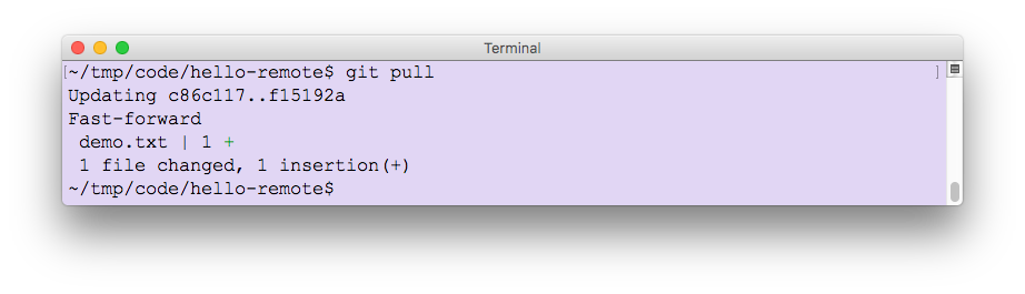 Git pull command