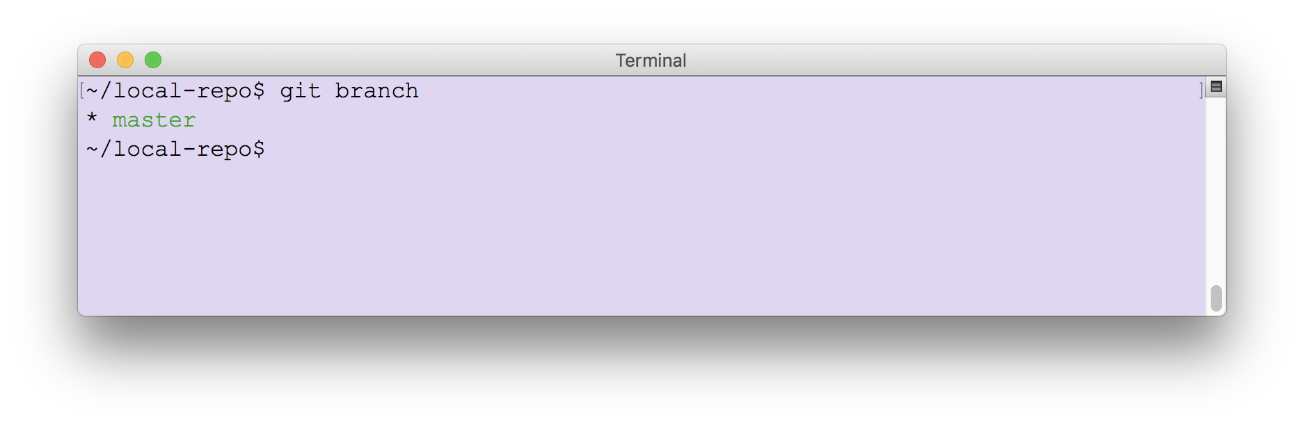 Git branch concept