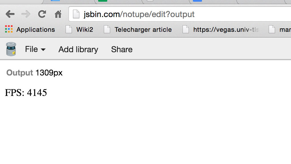 Screenshot of example with 4441 FPS displayed