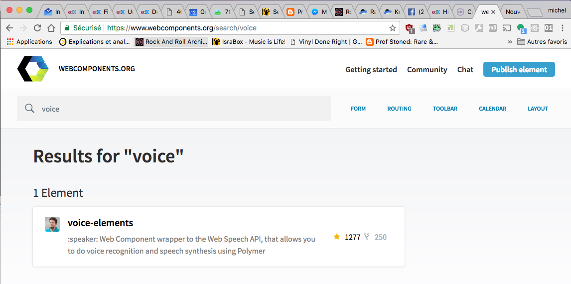 Results for a search on "voice"