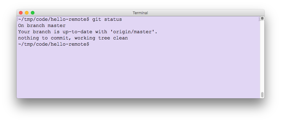 Git status